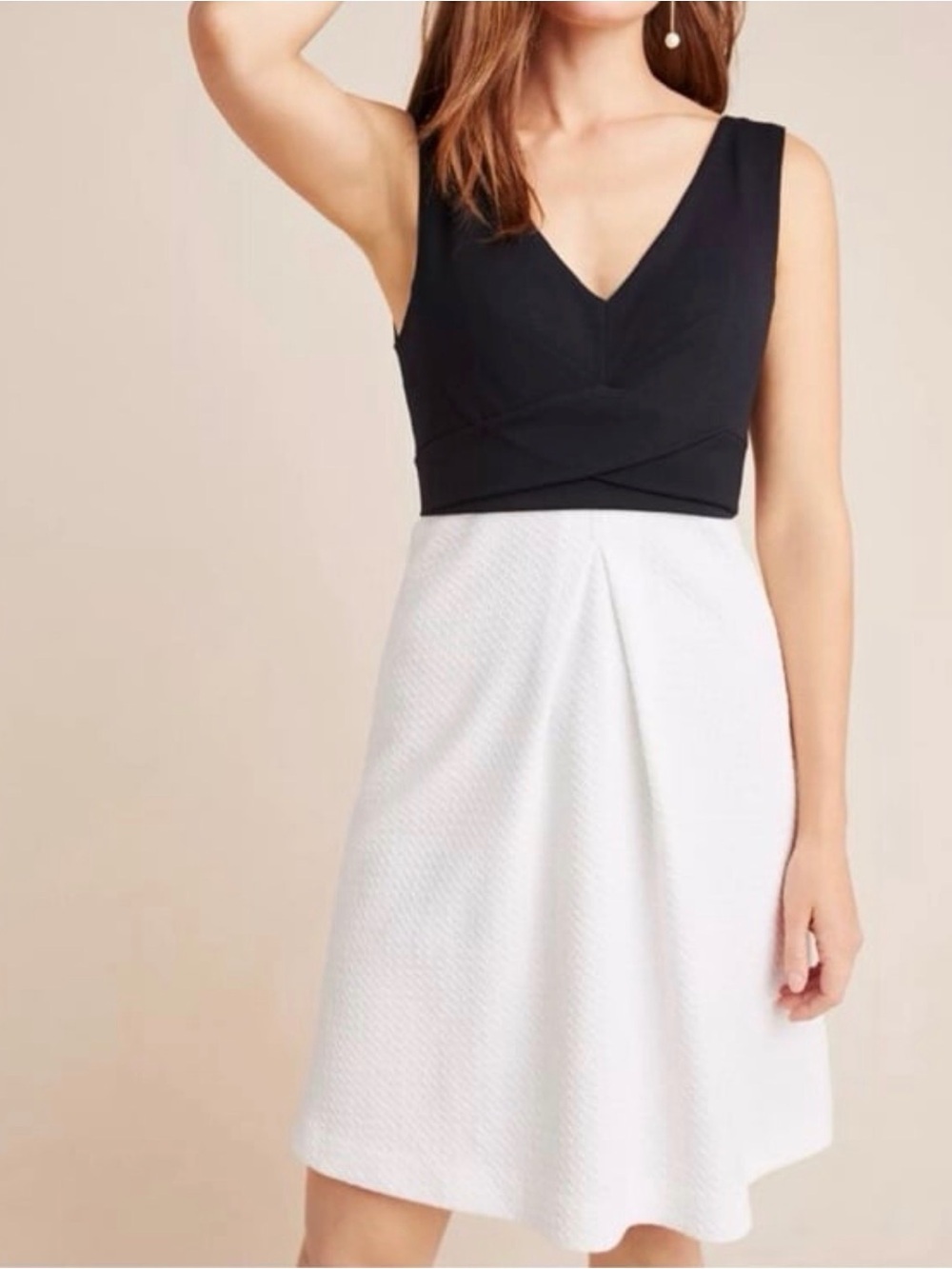 Anthropologie Maeve Cheryl Textured Knit Sleeveless Dress sz 14